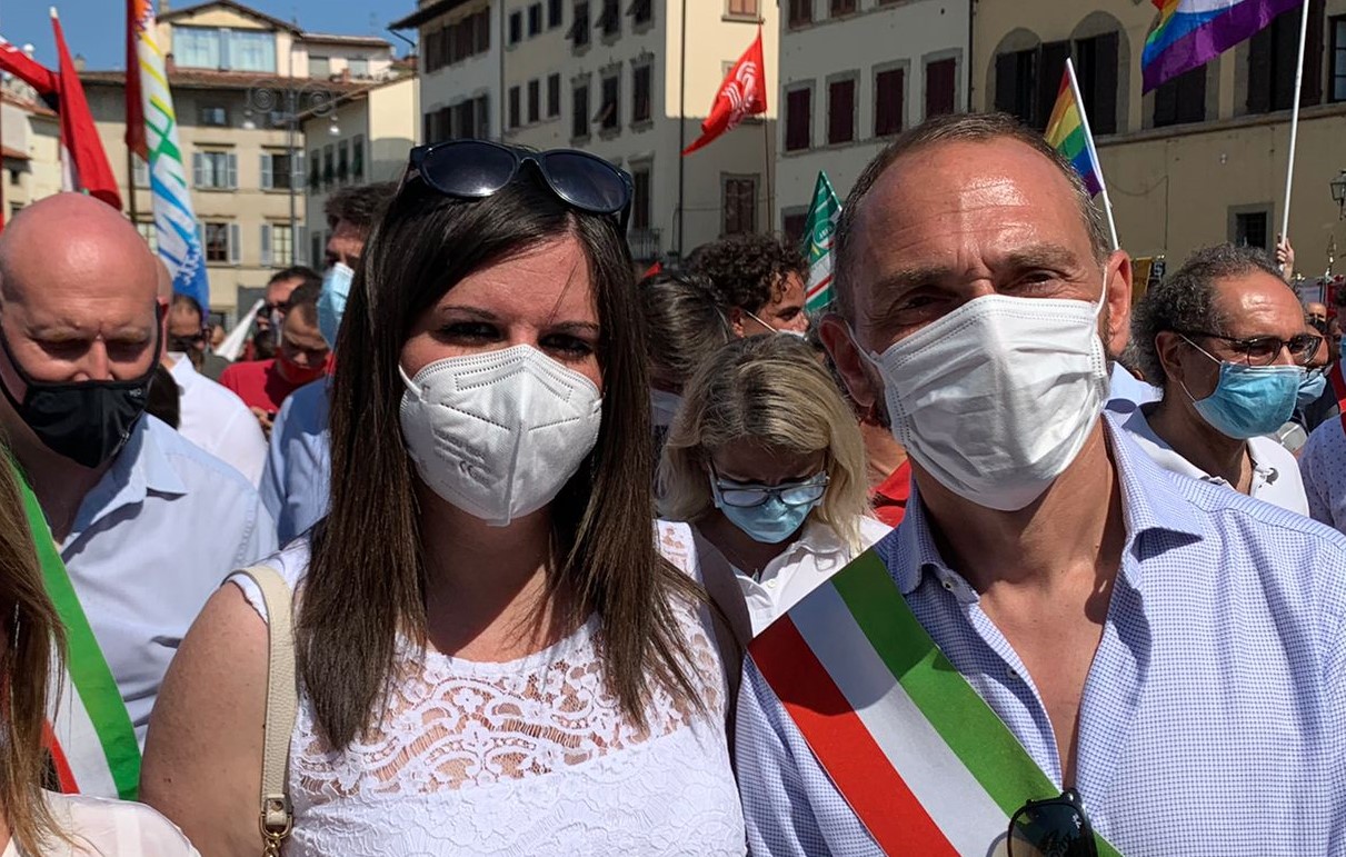 Immagine Gkn, Nardini alla manifestazione: "Unità a difesa del lavoro"